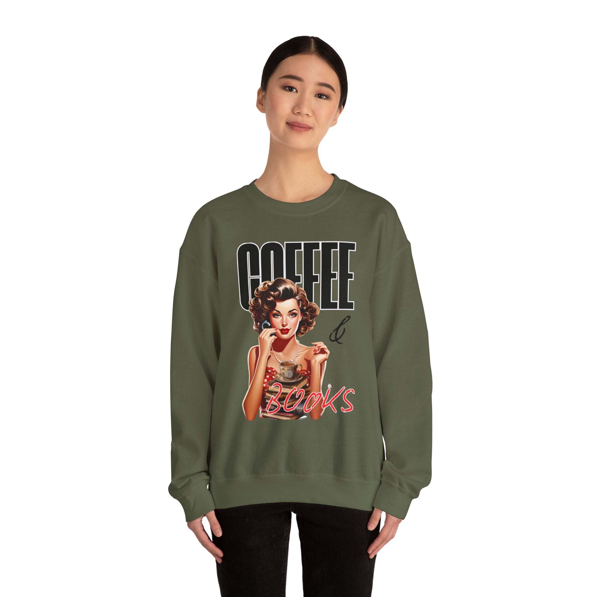 Books Unisex Heavy Blend™ Crewneck Sweatshirt